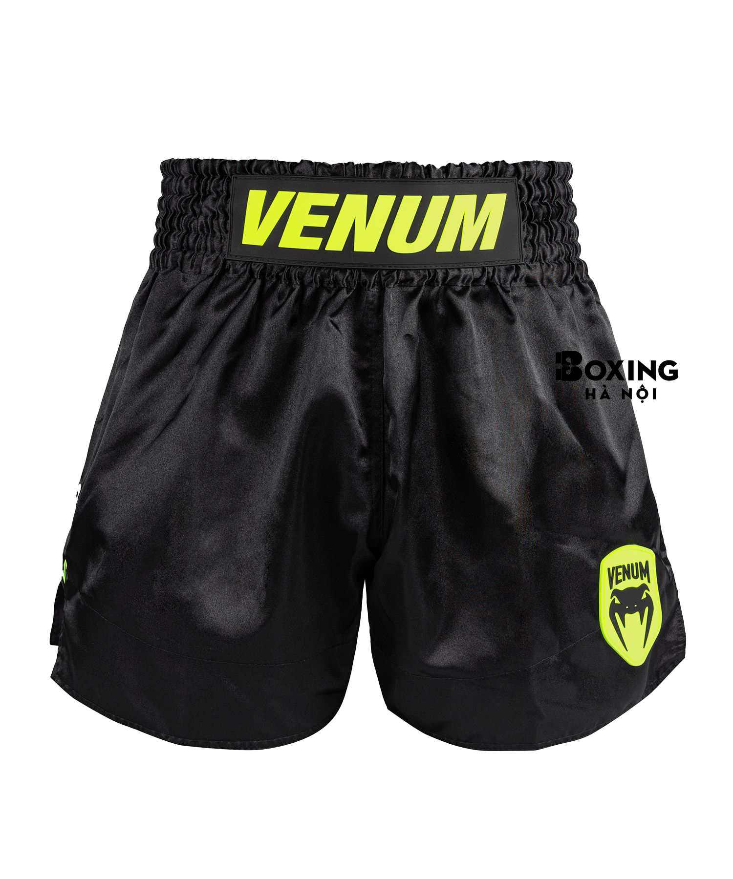 QUẦN MUAY THÁI VENUM CLASSIC EVO SHORT - BLACK/NEON YELLOW